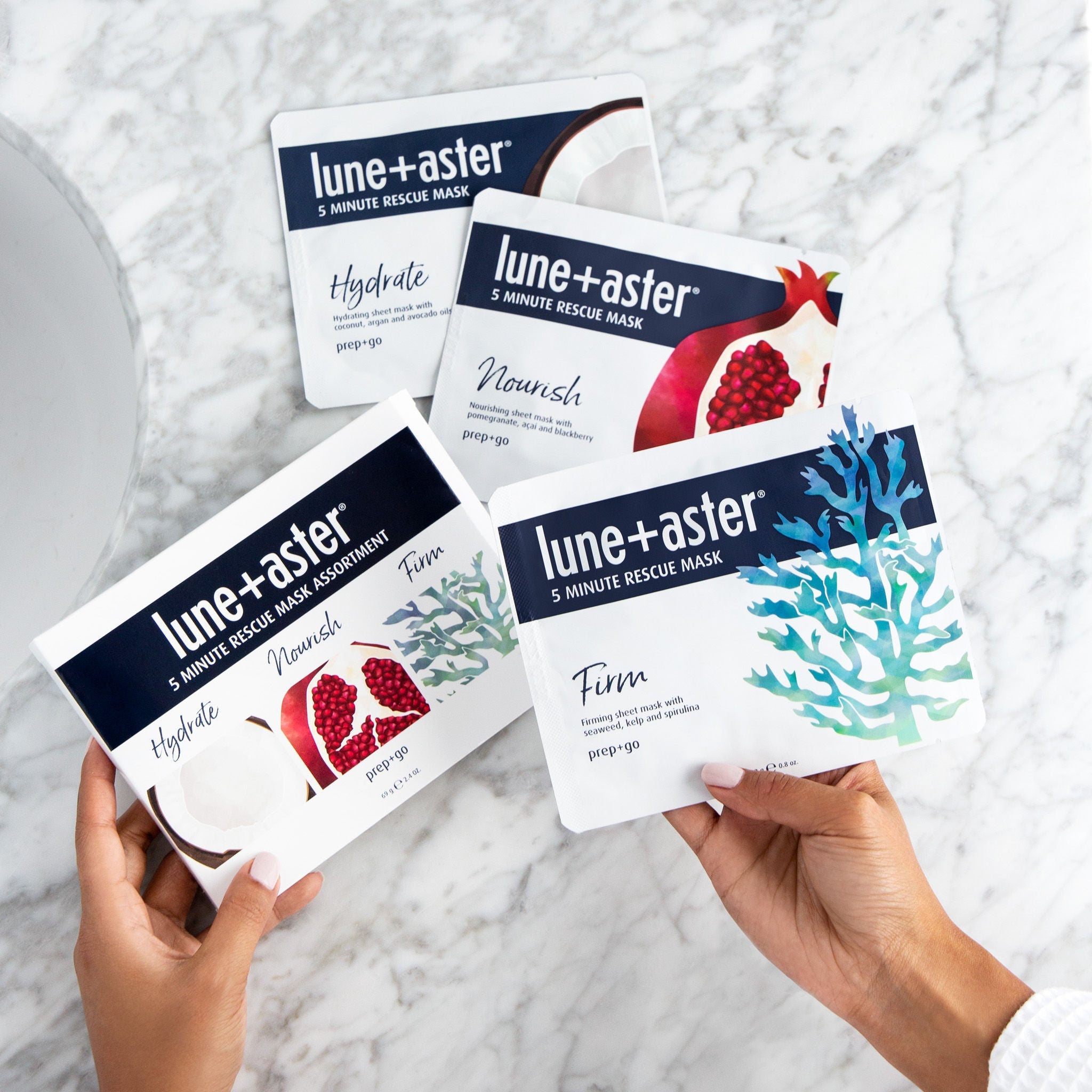 5 Minute Rescue Mask Assortment Trio Hydrate, Firm and Nourish