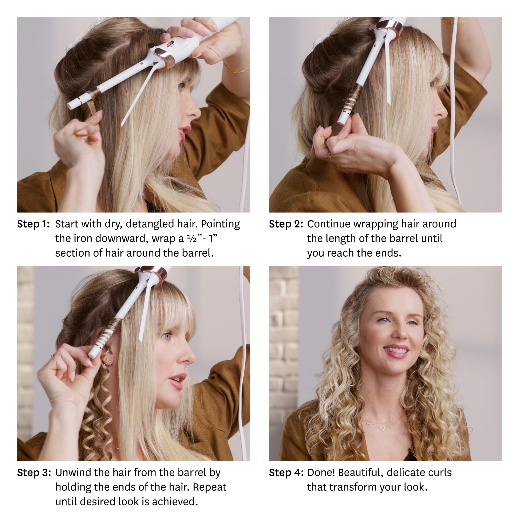 SinglePass Curl 0.5in Professional Curling Iron