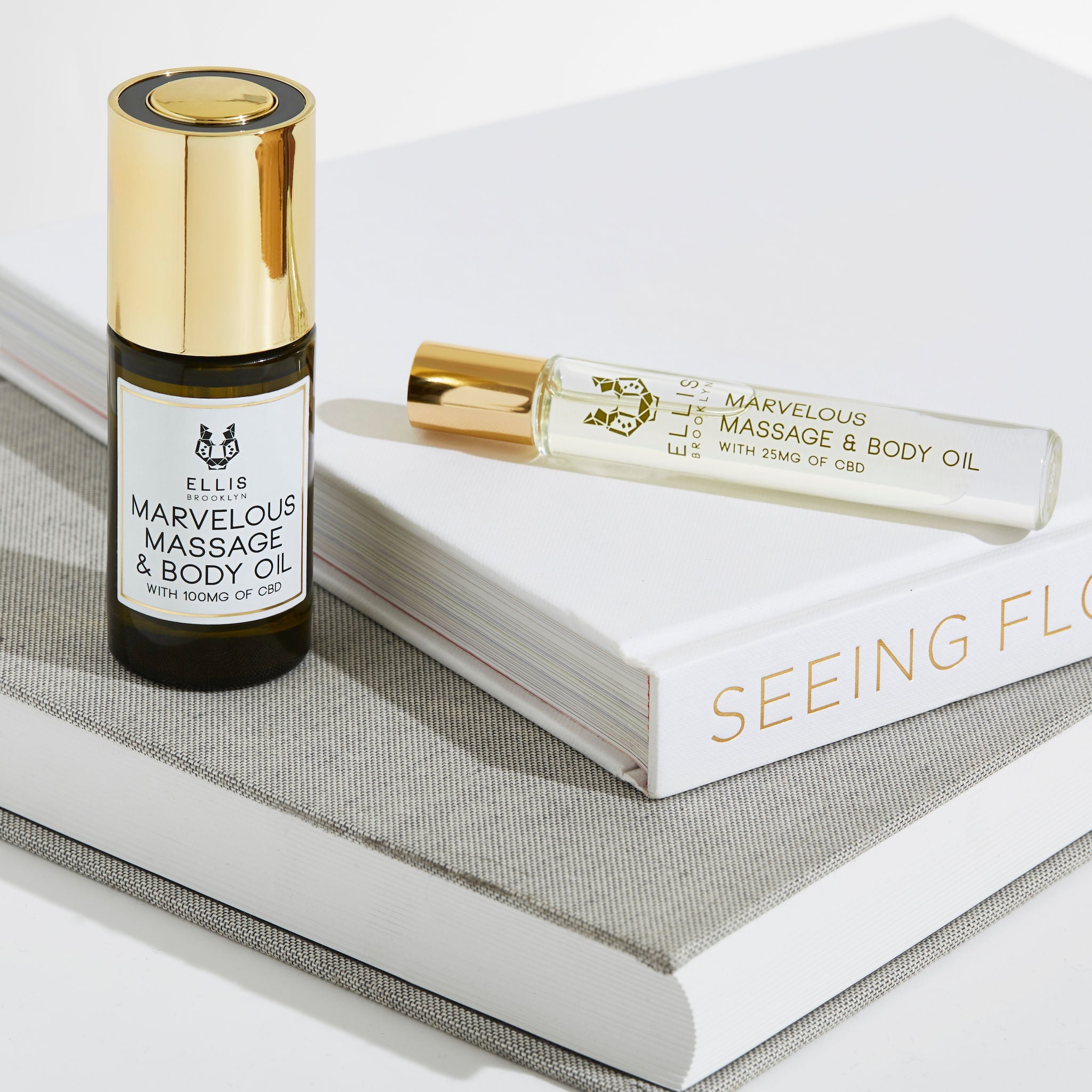 Marvelous Massage and Body Oil With 100mg of Full Spectrum CBD