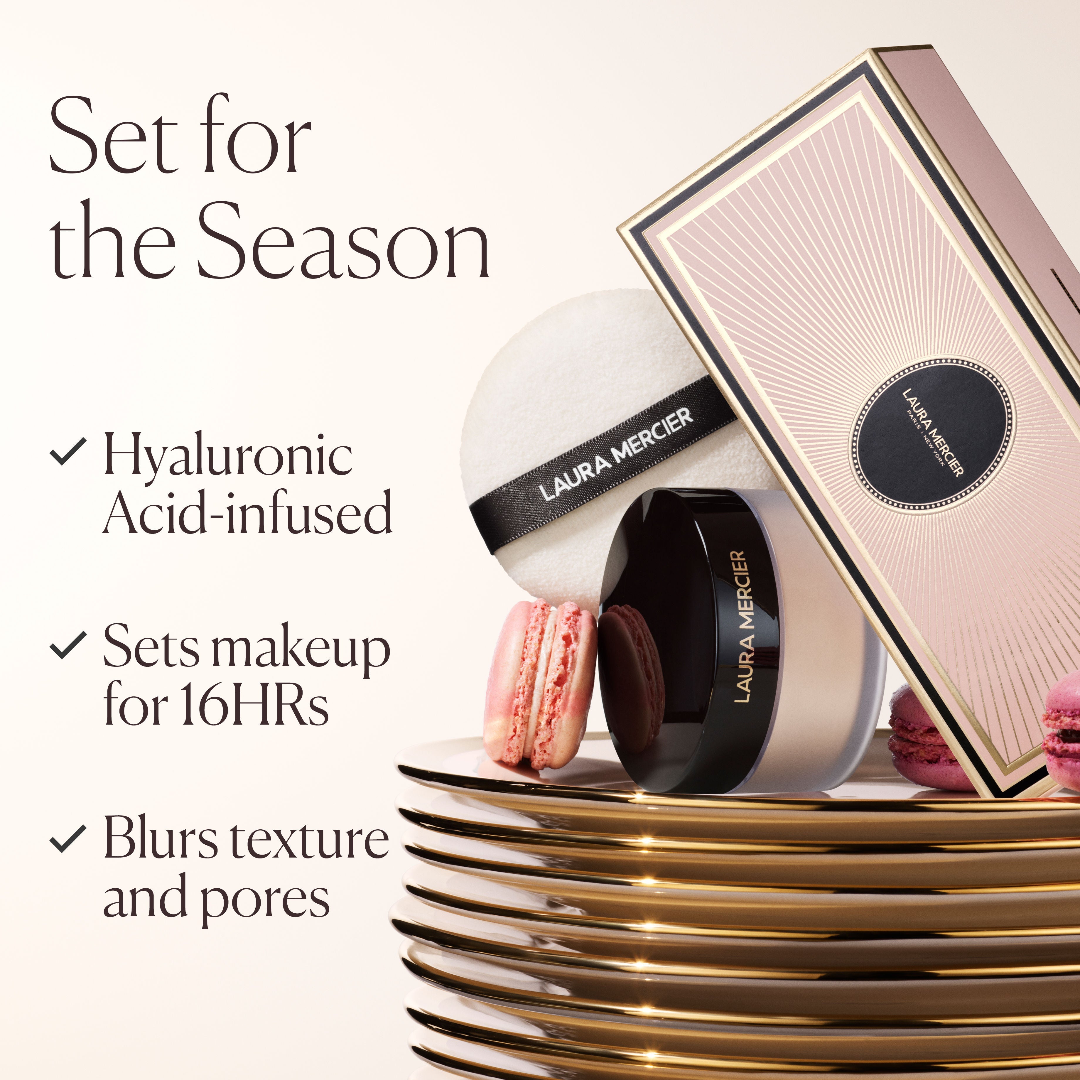 Indulgent Icons Translucent Loose Setting Powder Ultra-Blur and Velour Puff Set (Limited Edition)