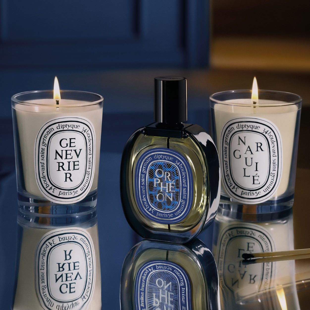 Narguilé & Genévrier (Juniper) Set of 2 Small Candles (Limited Edition)