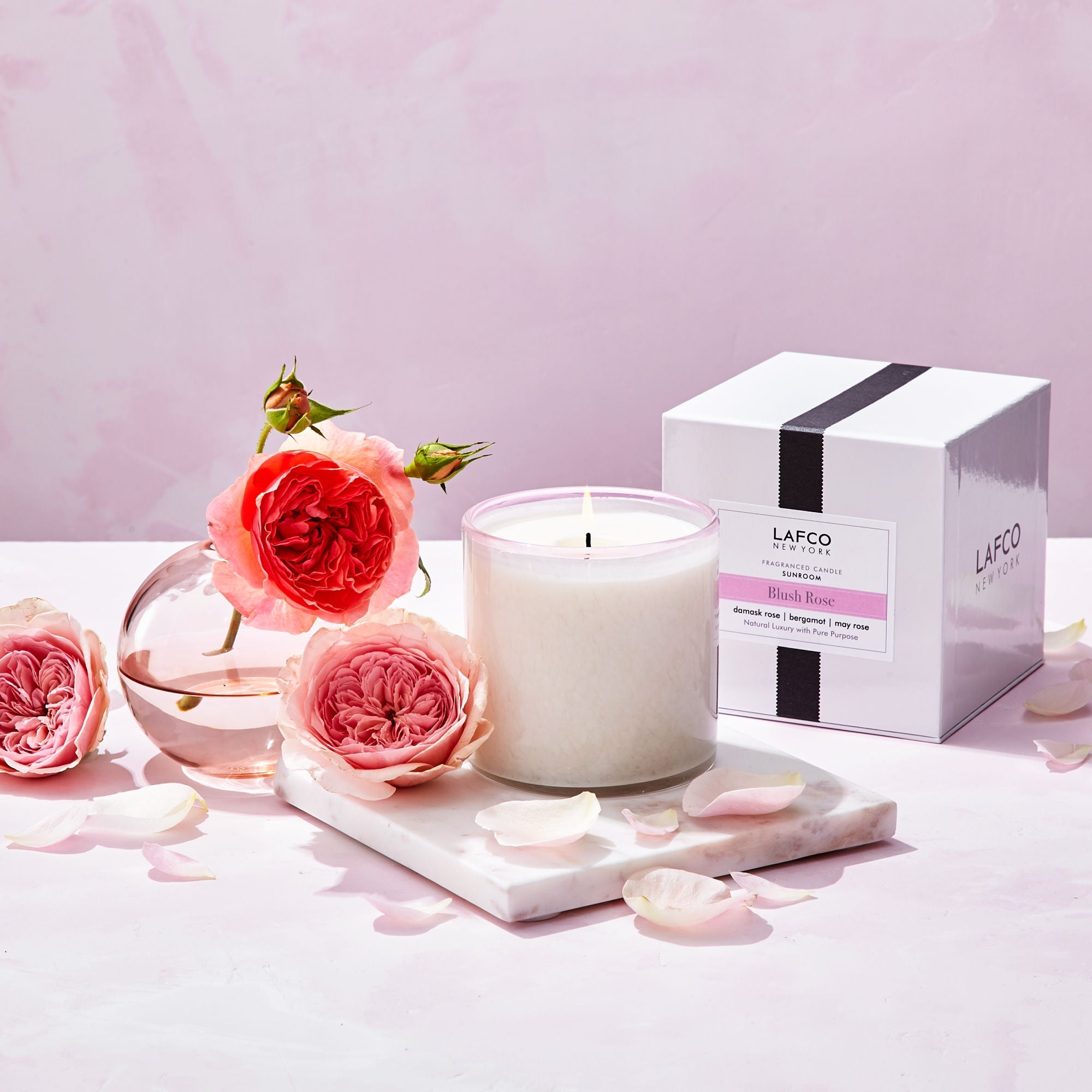 Blush Rose Signature Candle