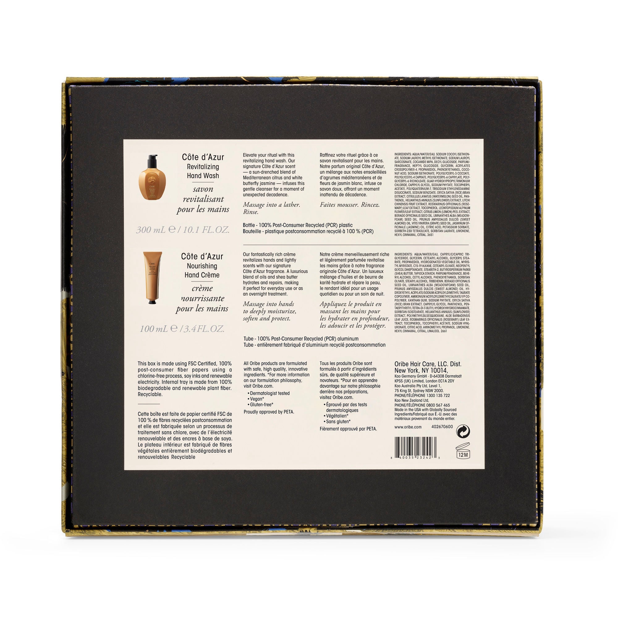 Côte d’Azur Hand Wash & Crème Gift Set (Limited Edition)