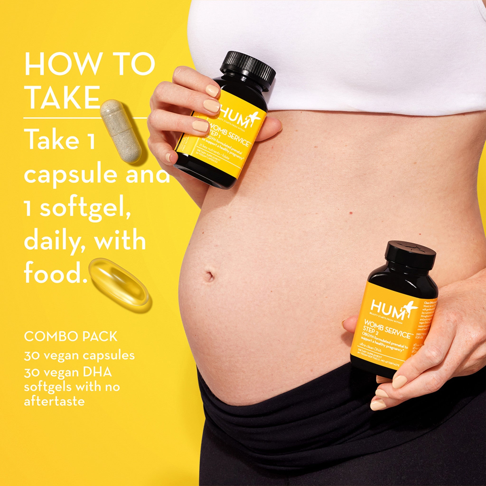Womb Service Step 1 and Step 2 Dietary Supplements