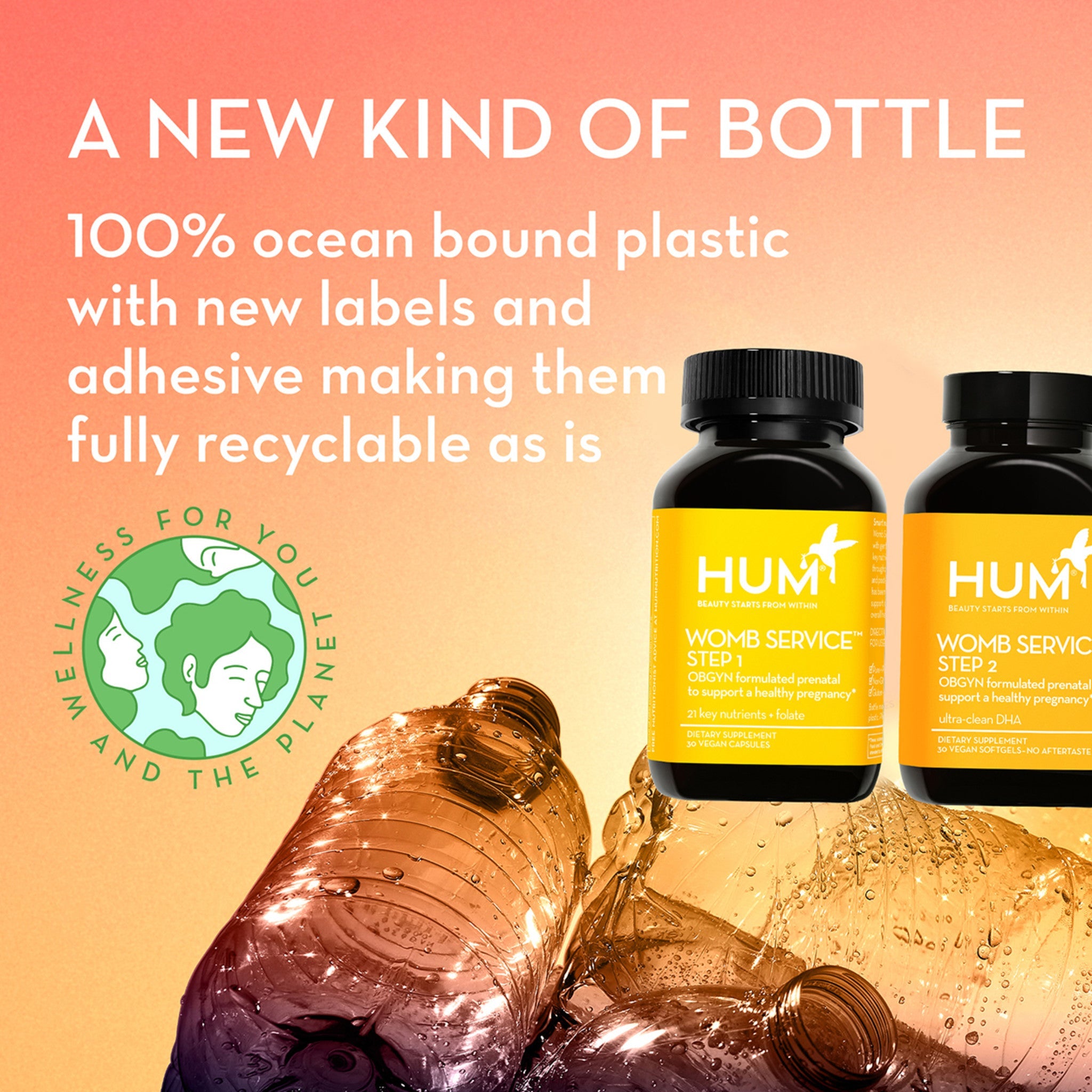 Womb Service Step 1 and Step 2 Dietary Supplements