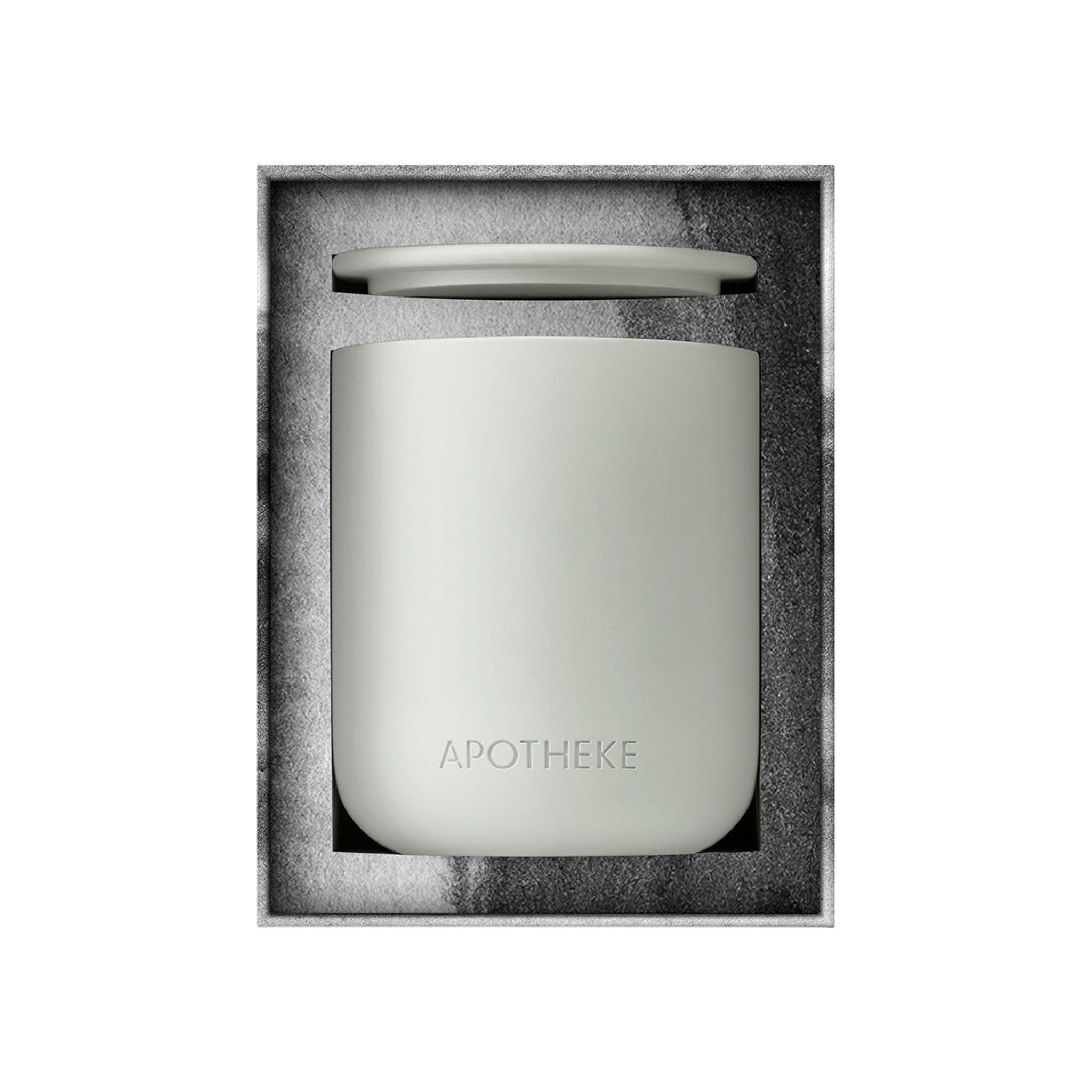 Charcoal 2-Wick Ceramic Scented Candle