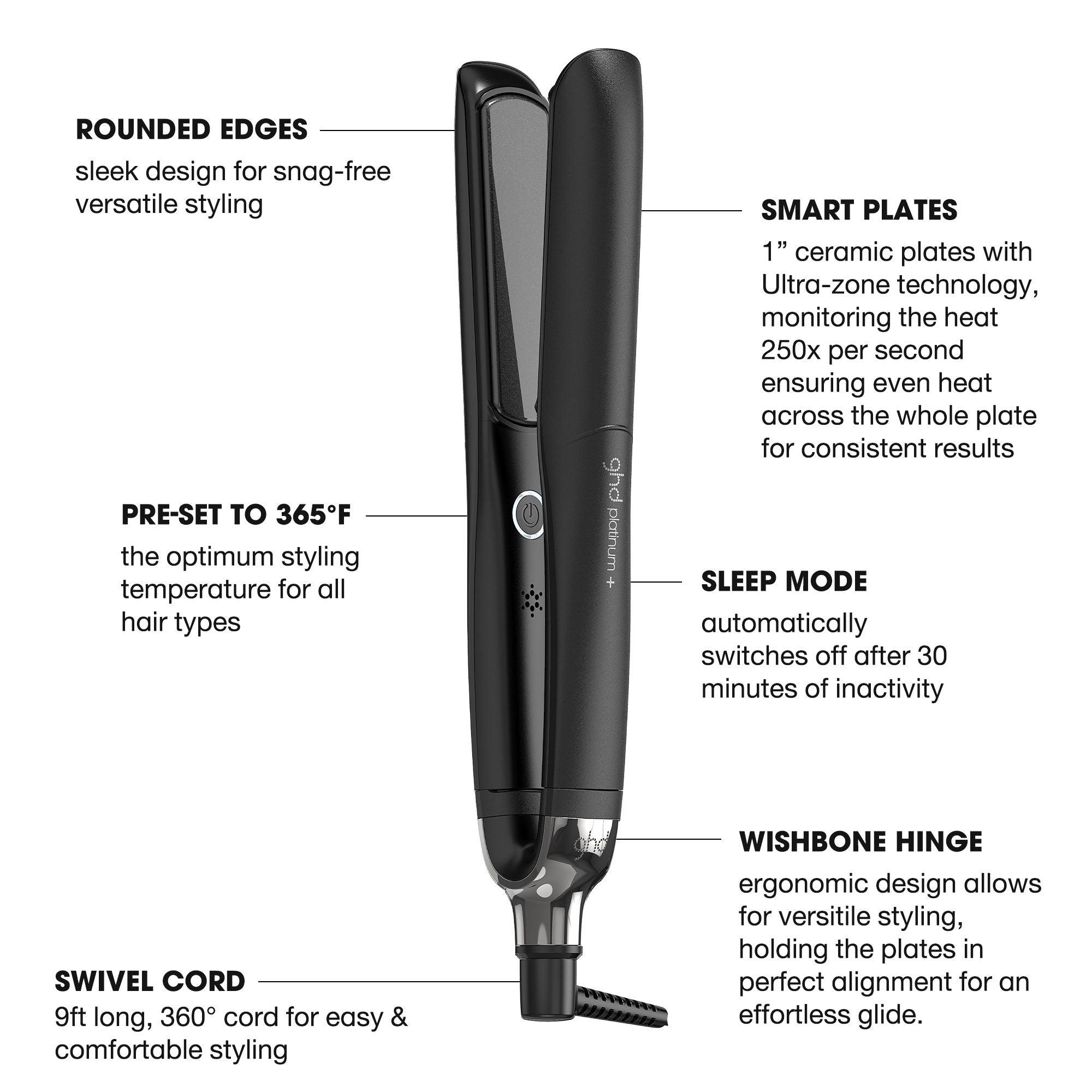 Platinum + Styler 1" Flat Iron
