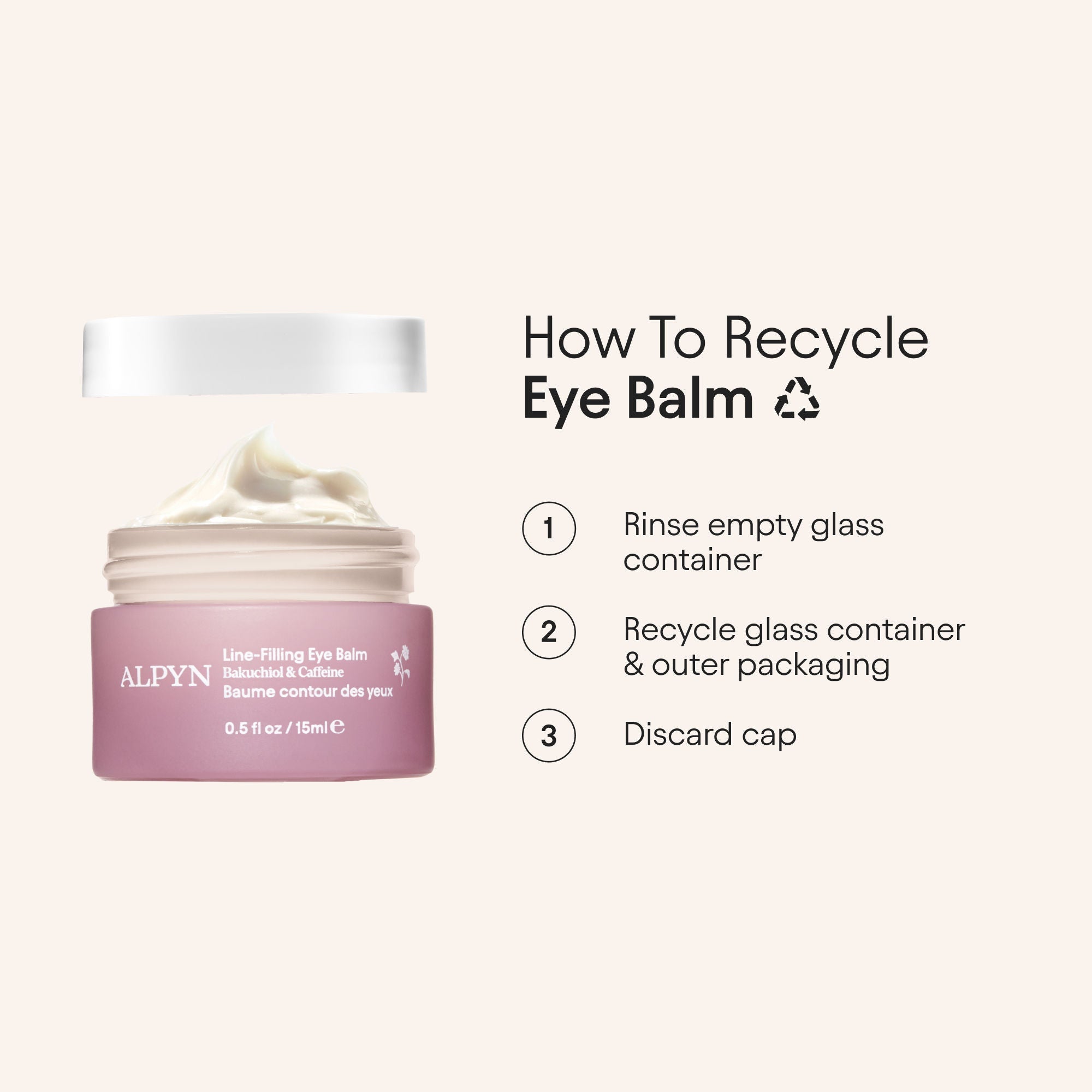 Line-Filling Eye Cream with Bakuchiol and Caffeine