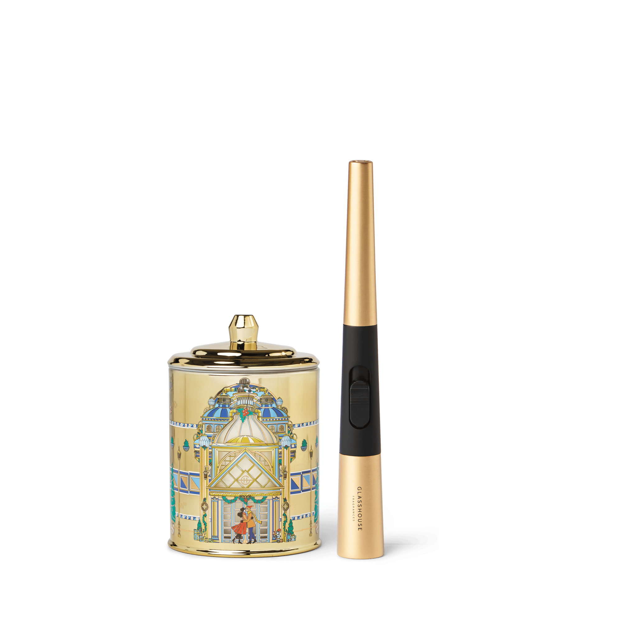 Midnight in Milan Candle & Lighter Gift Set (Limited Edition)