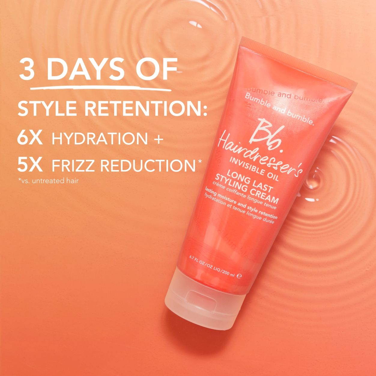 Hairdresser's Invisible Oil Long Last Hydrating Hair Styling Cream