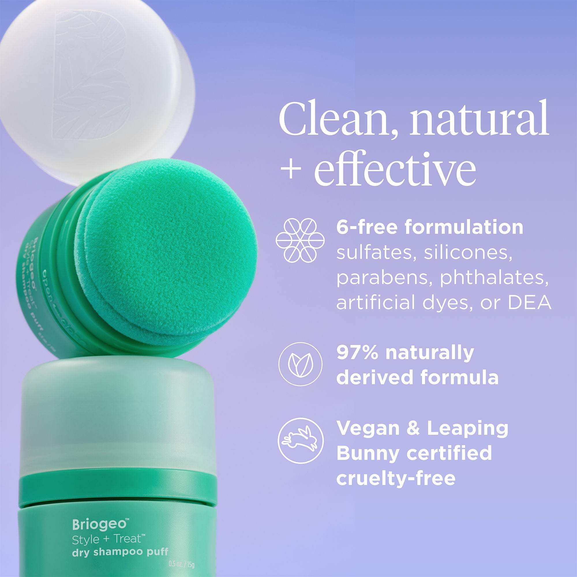 Style + Treat Dry Shampoo Puff