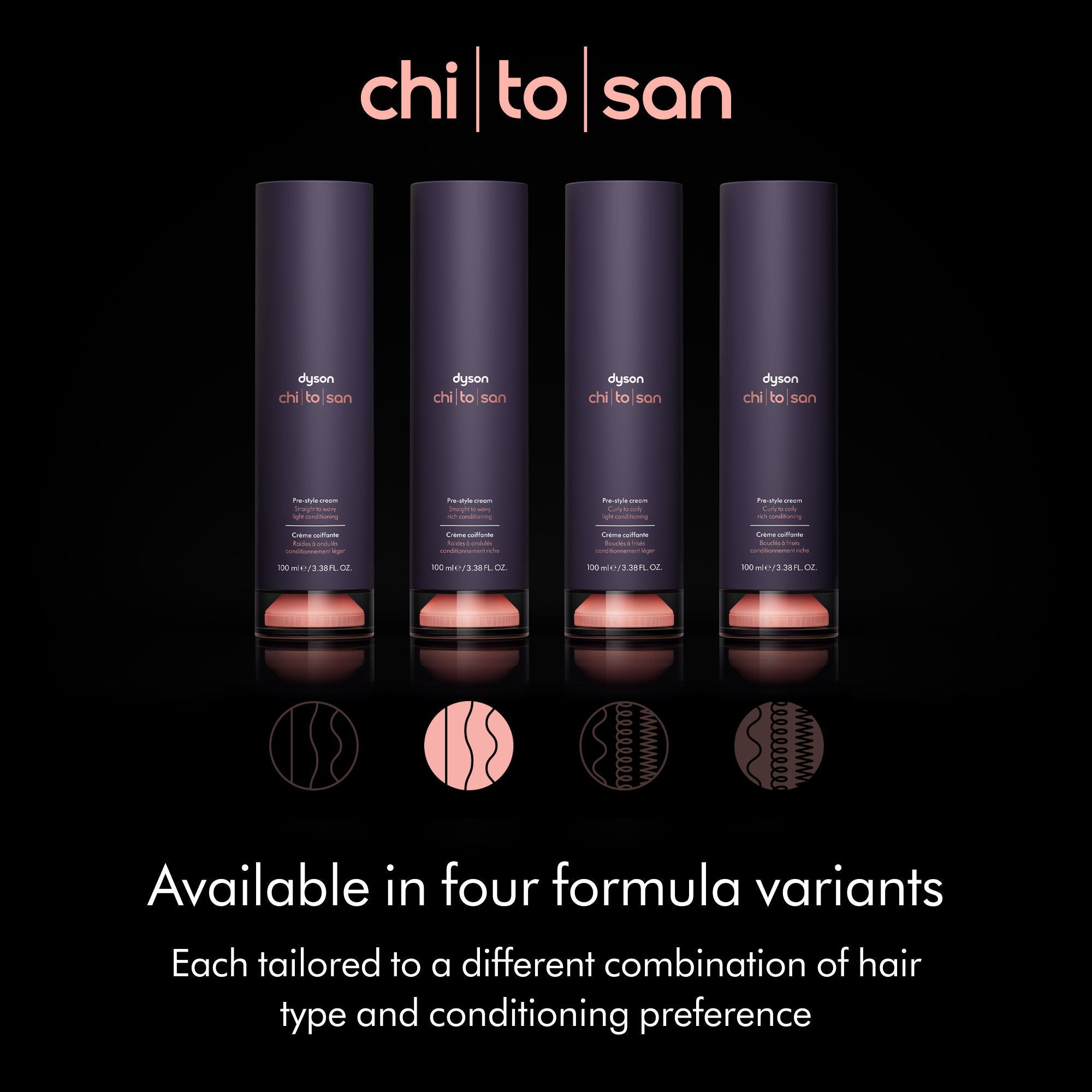 Chitosan Pre-Style Cream Straight to Wavy Rich Conditioning