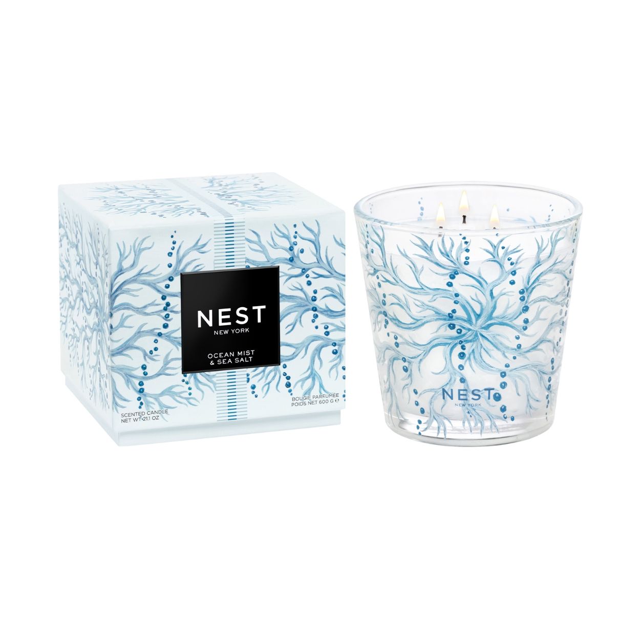 Ocean Mist & Sea Salt Decorative Candle
