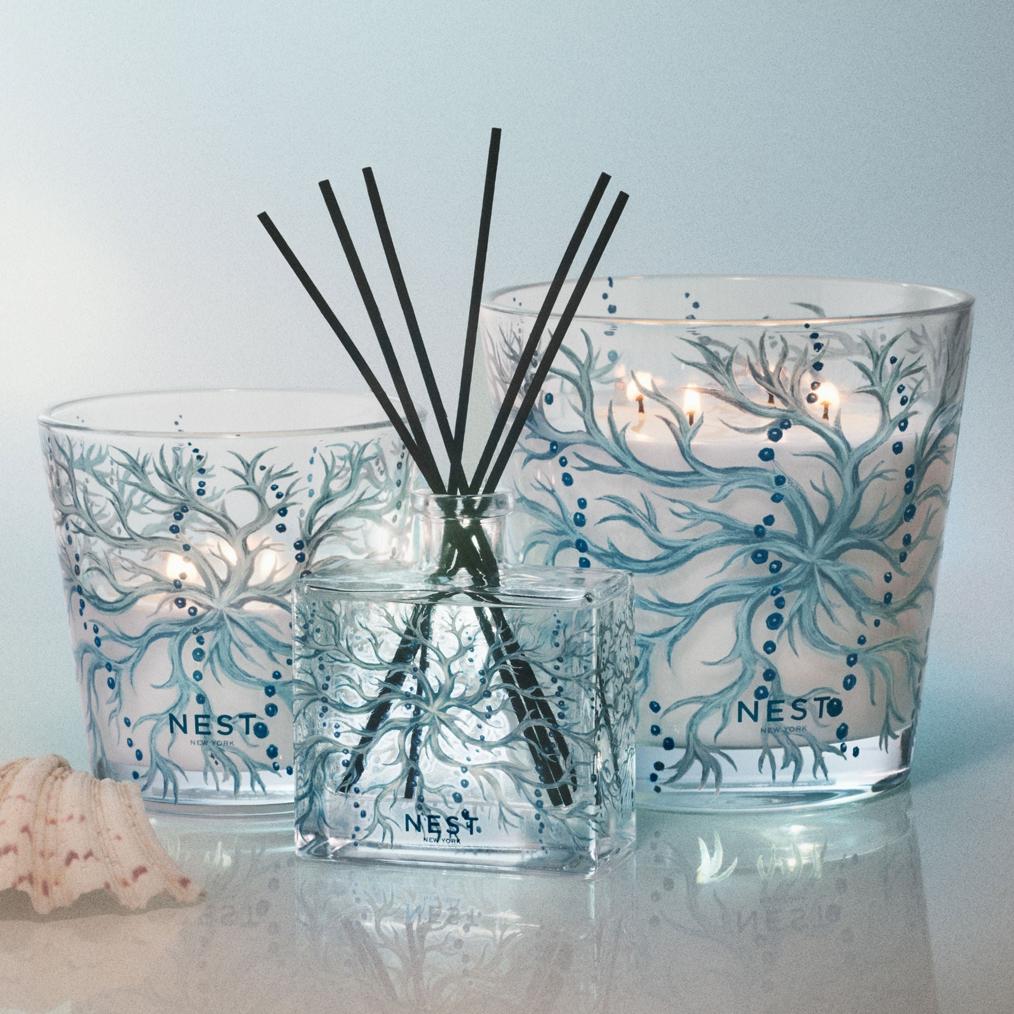 Ocean Mist & Sea Salt Decorative Candle