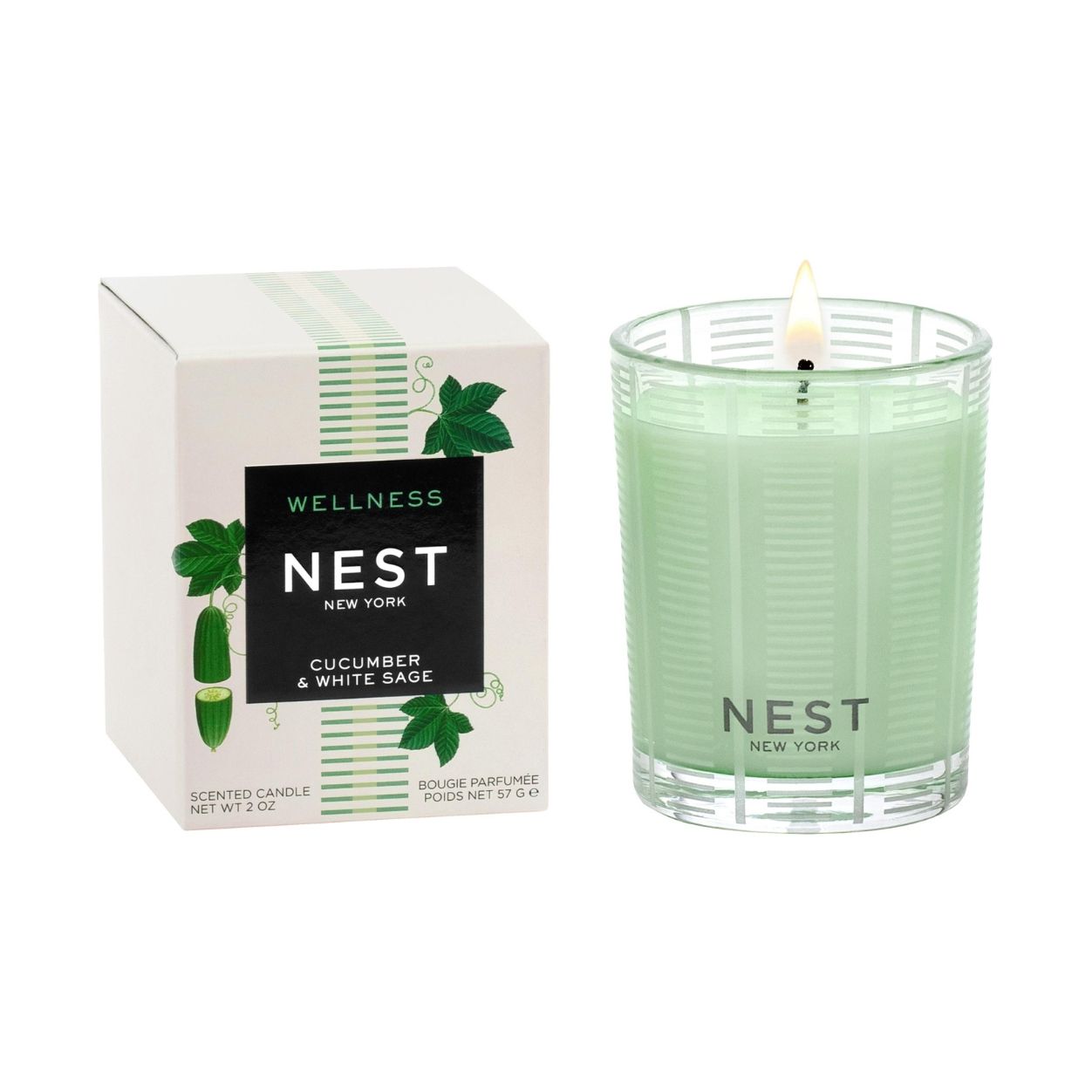 Cucumber & White Sage Candle
