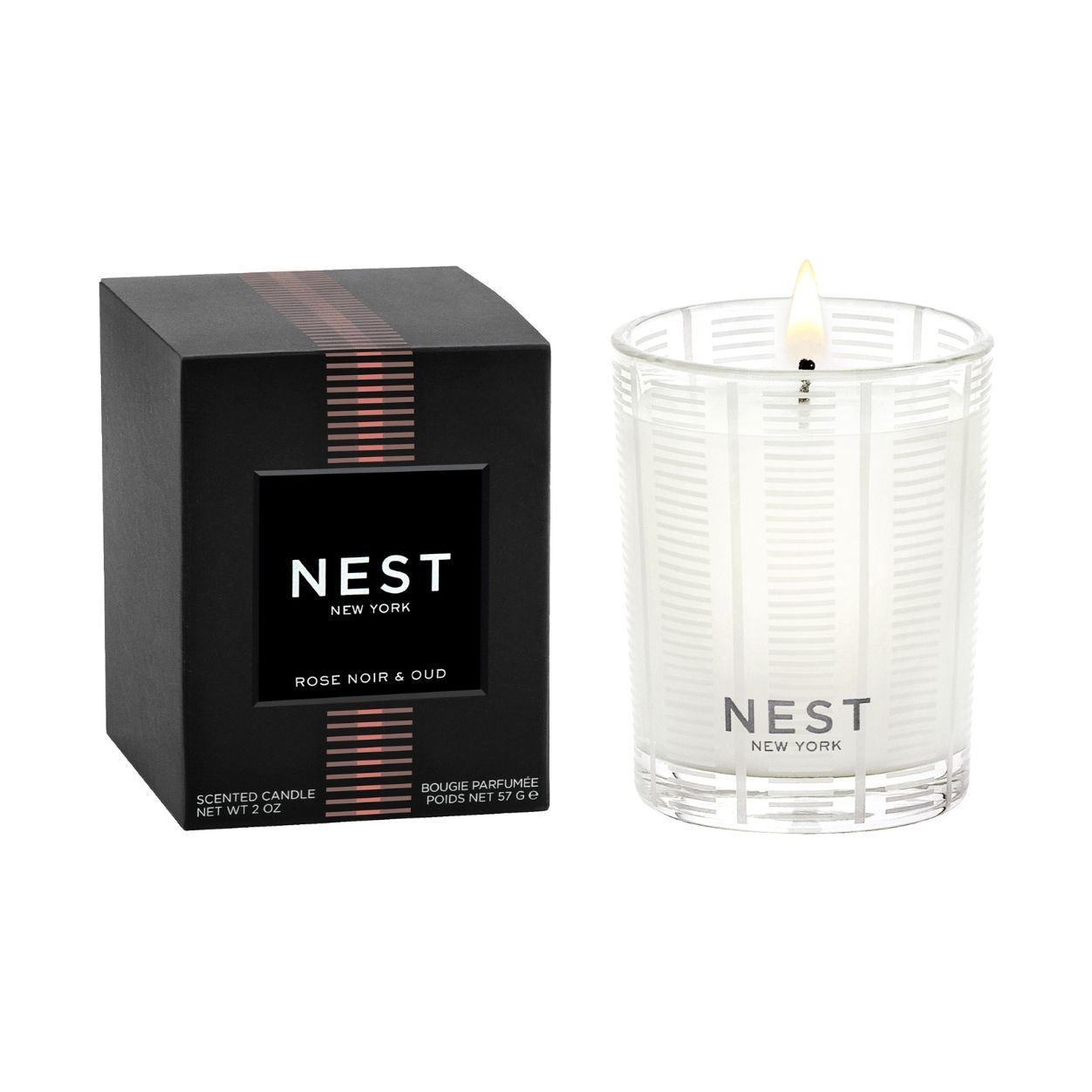 Rose Noir & Oud Candle