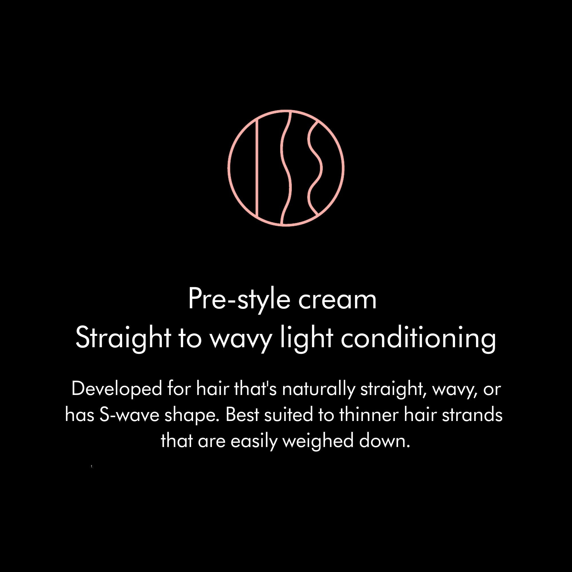 Chitosan Pre-Style Cream Straight to Wavy Light Conditioning