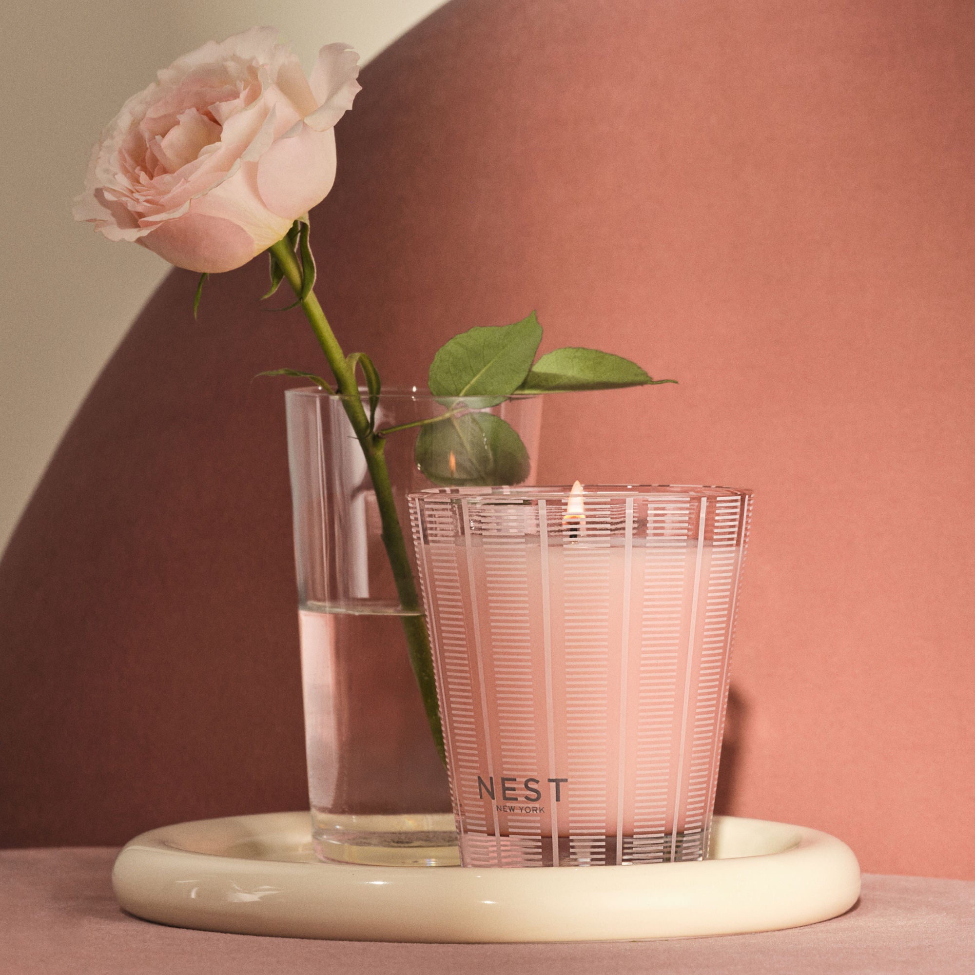 Himalayan Salt & Rosewater Candle