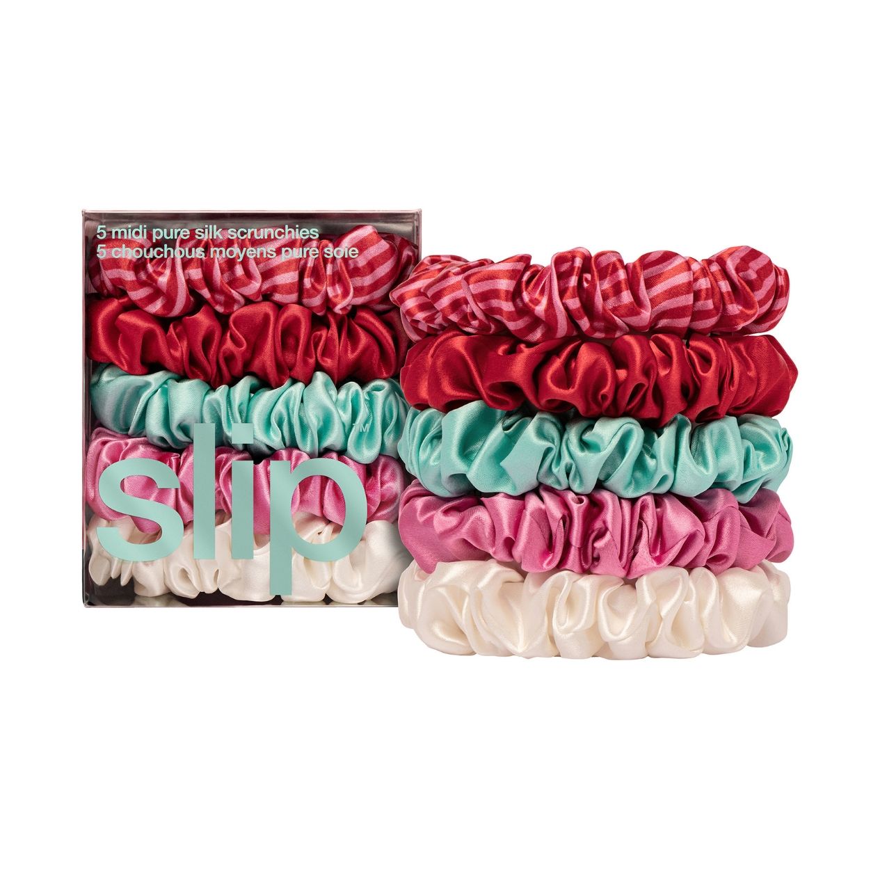 Pure Silk Midi Scrunchies