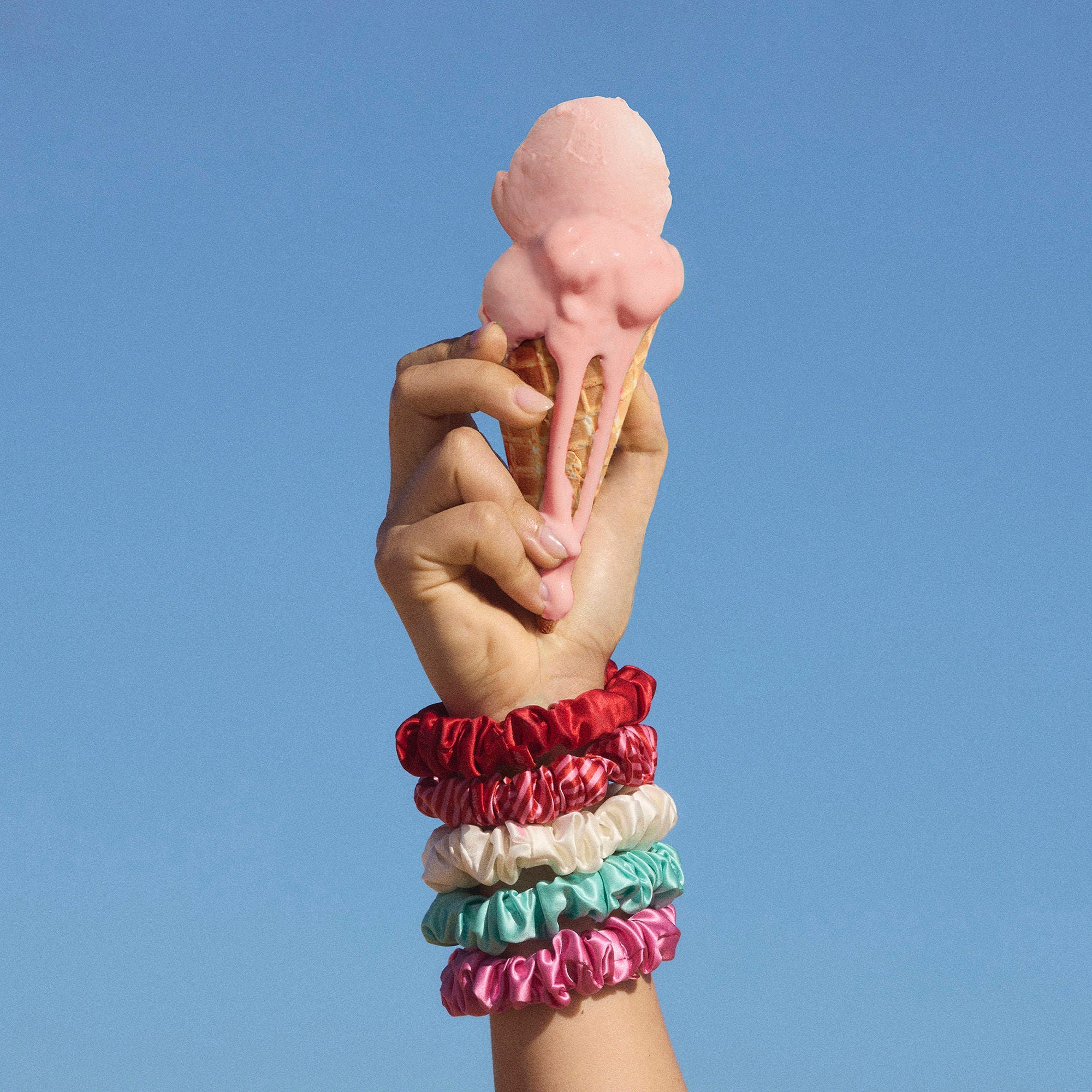 Pure Silk Midi Scrunchies