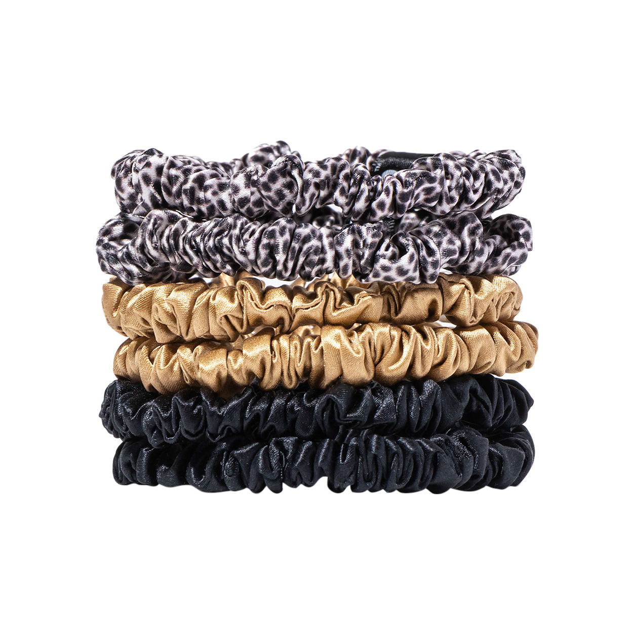 Pure Silk Skinny Scrunchies