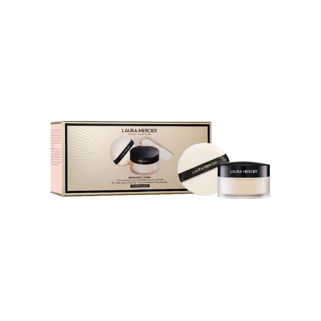 Indulgent Icons Translucent Loose Setting Powder and Velour Puff Set (Limited Edition)