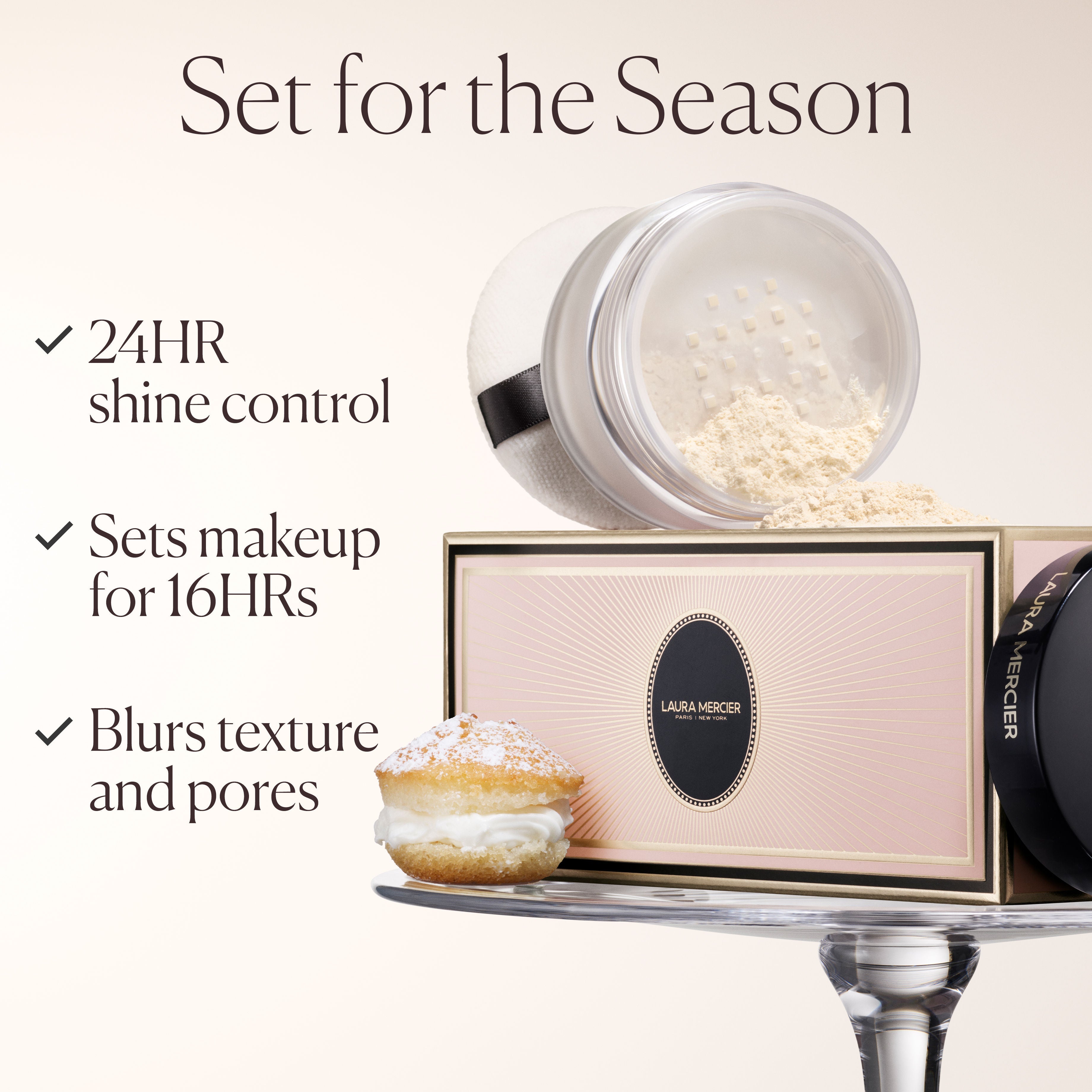 Indulgent Icons Translucent Loose Setting Powder and Velour Puff Set (Limited Edition)