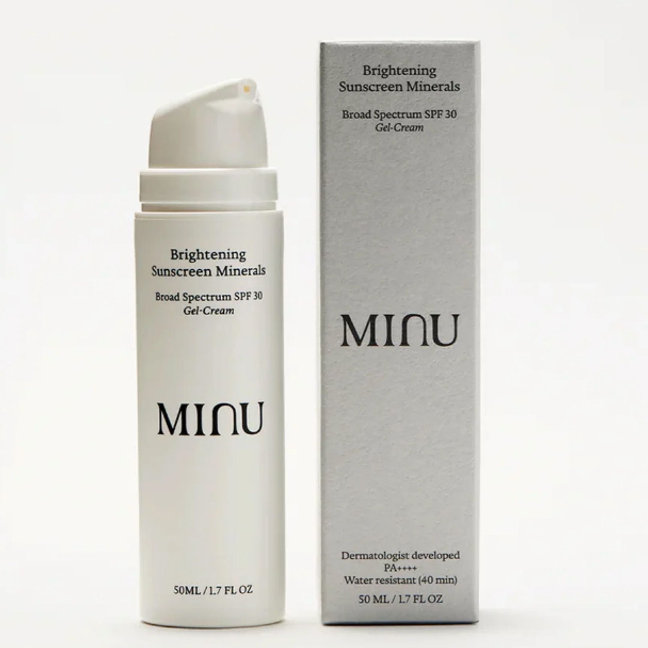 Brightening Sunscreen Minerals Broad Spectrum SPF 30 Gel-Cream