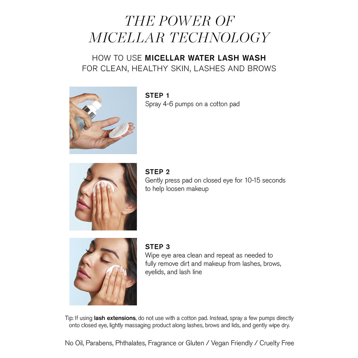 Micellar Water Lash Wash