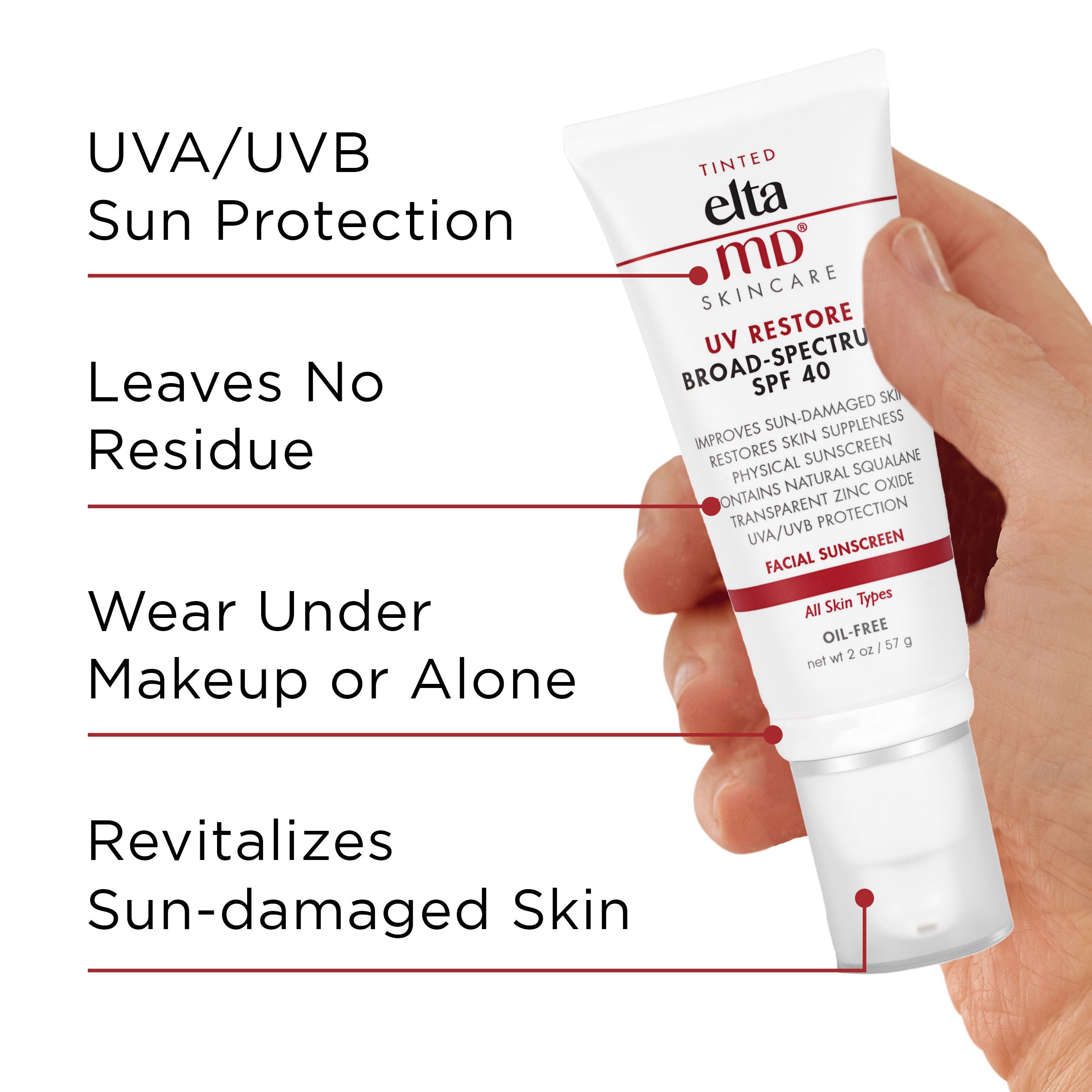 UV Restore Tinted Broad-Spectrum Facial Sunscreen SPF 40