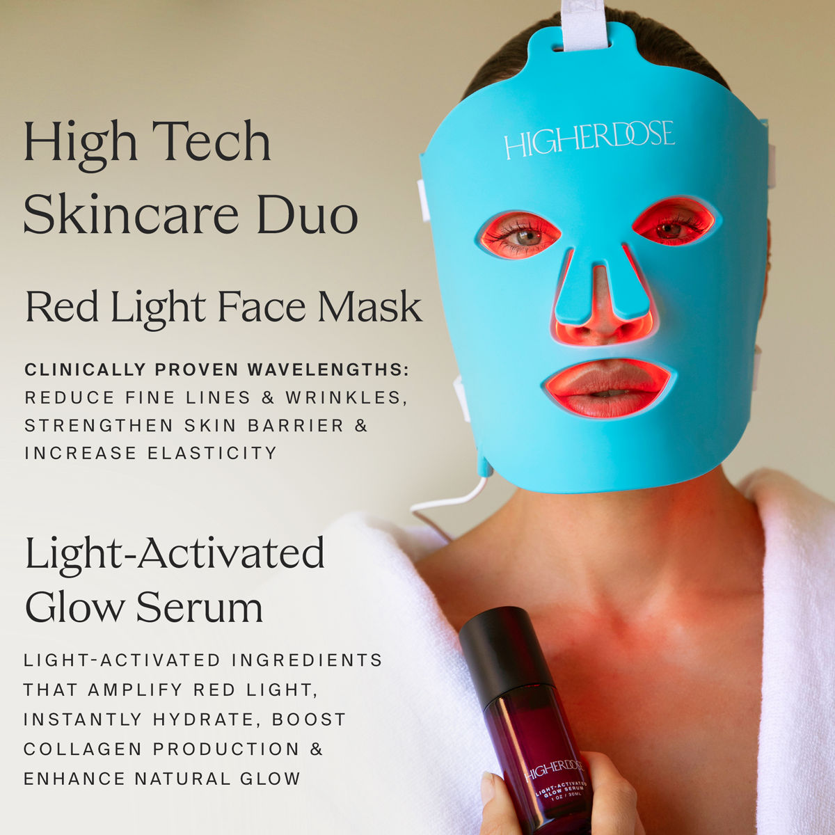 Light-Activated Glow Serum