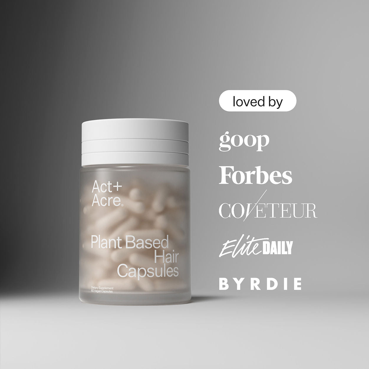 Cold Processed Plant Based Hair Capsules