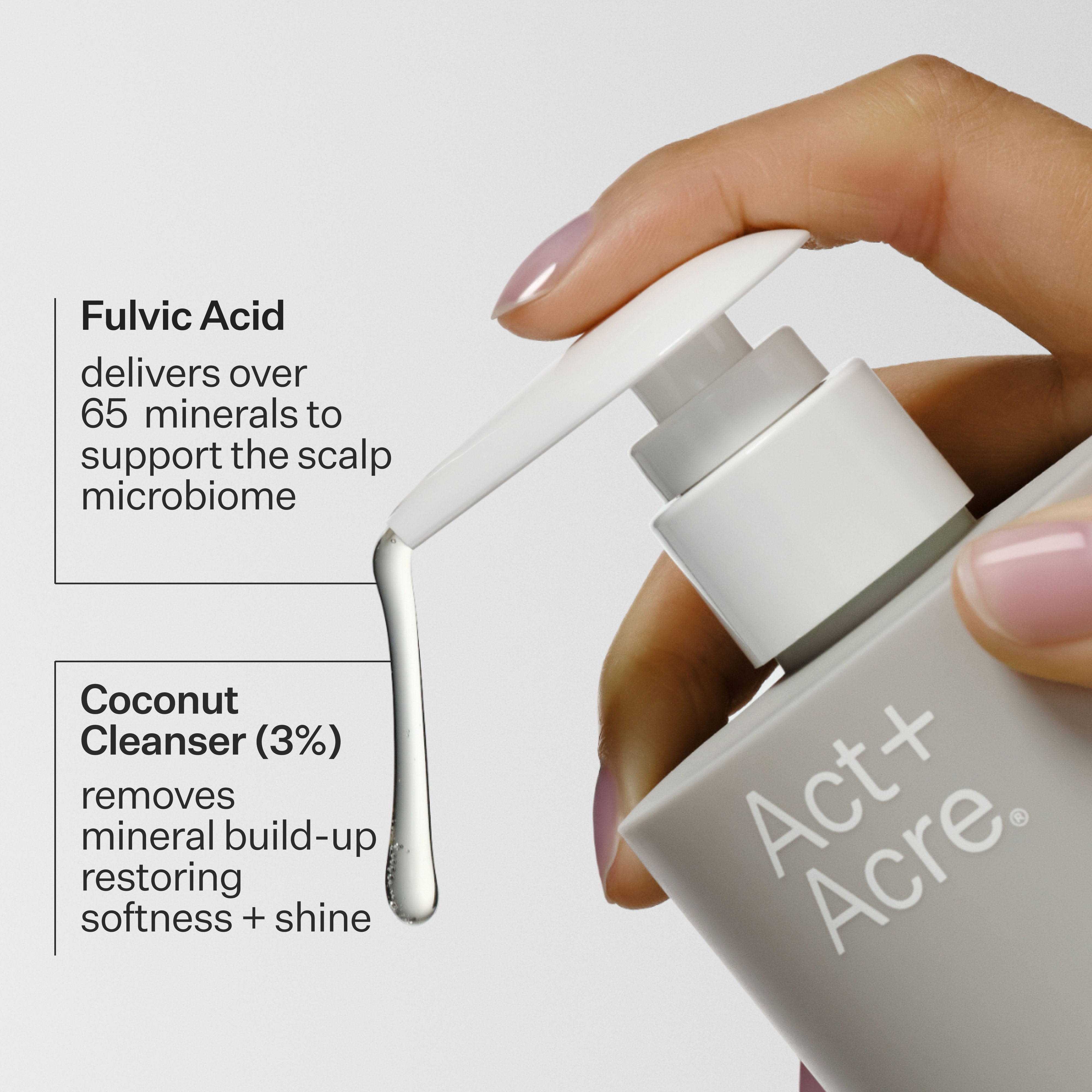 Clarifying Hard Water Shampoo For Scalp + Hair Build-Up