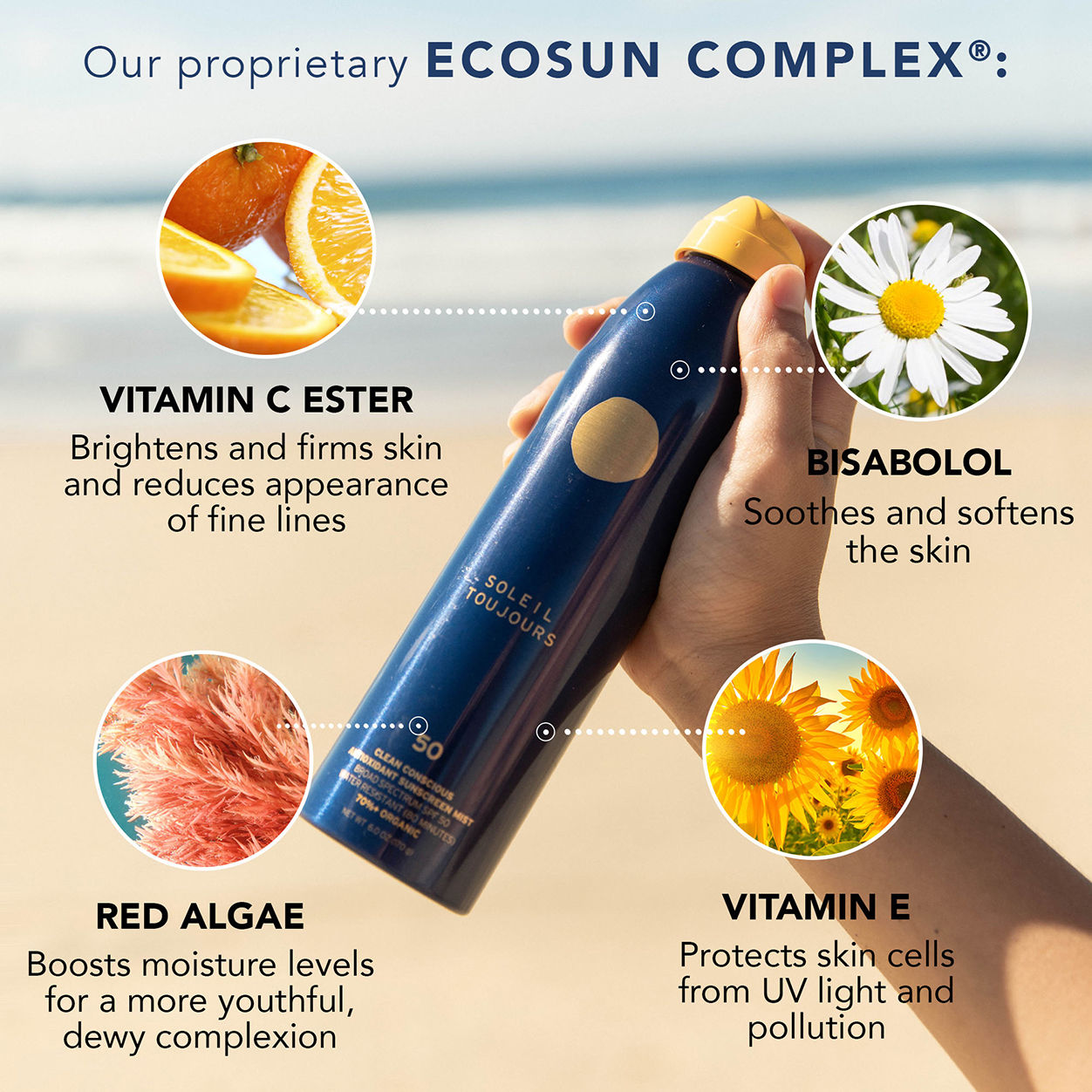 Clean Conscious Antioxidant Sunscreen Mist SPF 50