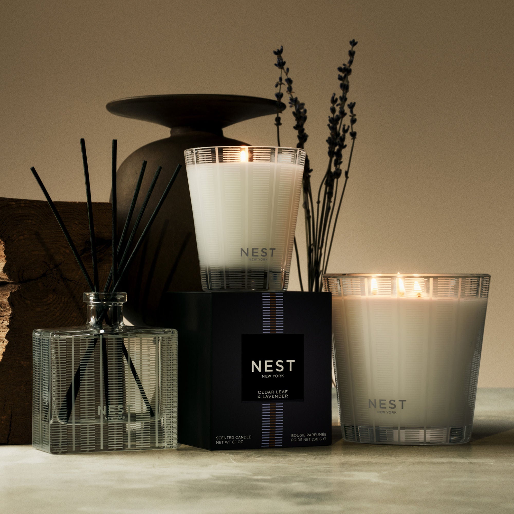 Cedar Leaf & Lavender Candle