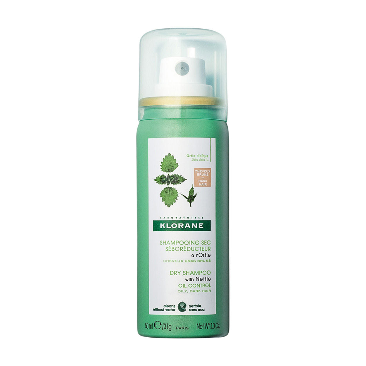 Dry Shampoo With Nettle for Dark Hair