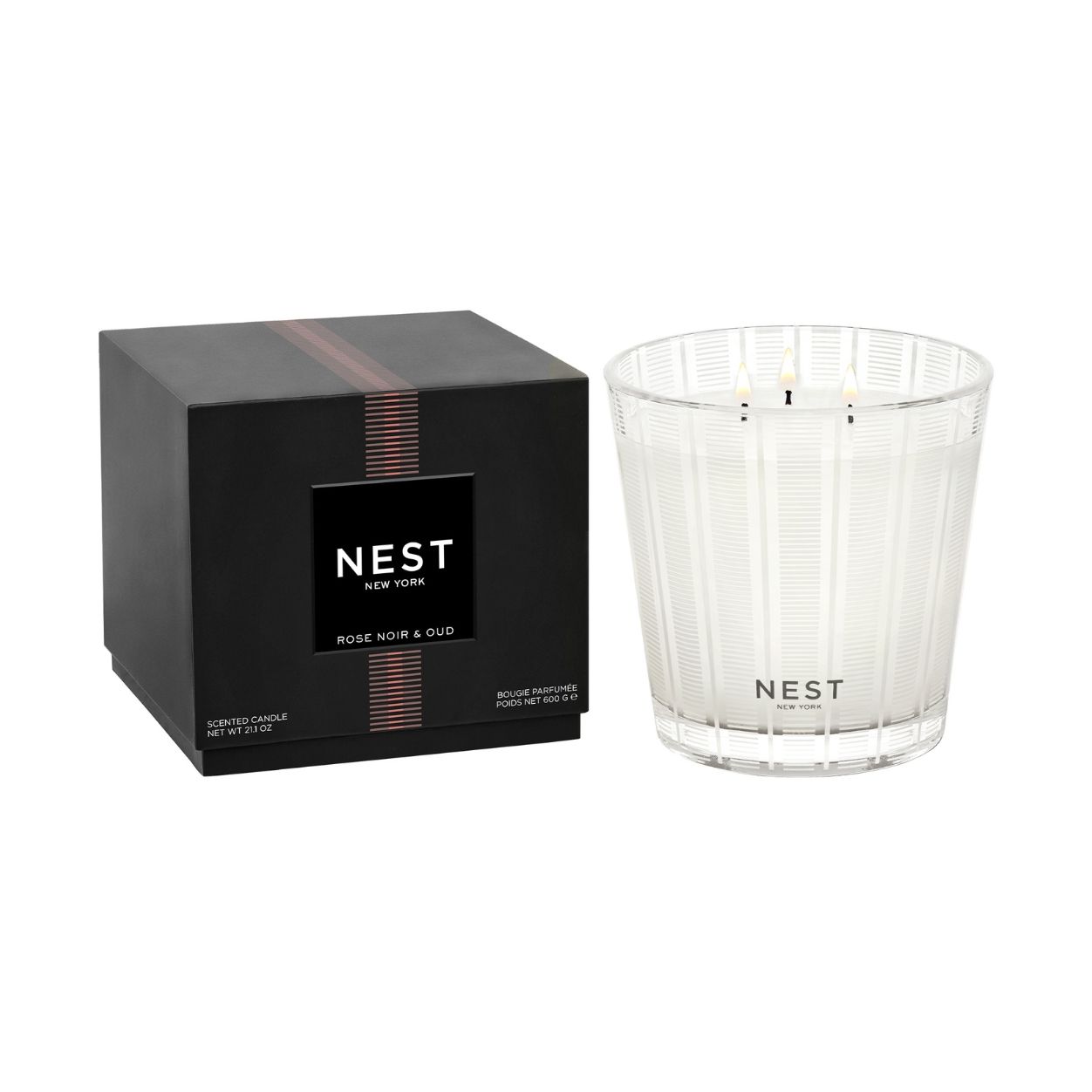 Rose Noir & Oud Candle