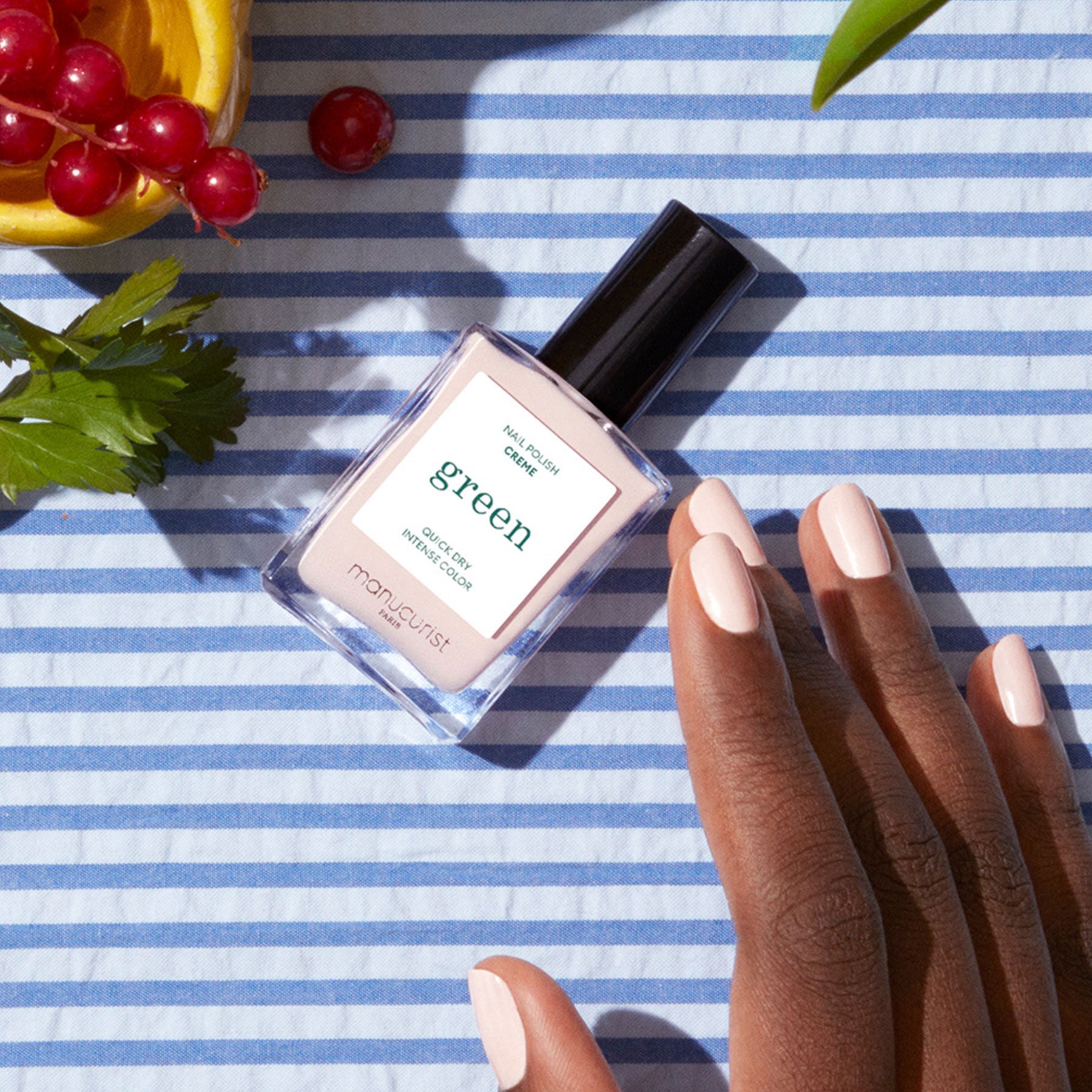 Green Natural Nail Polish