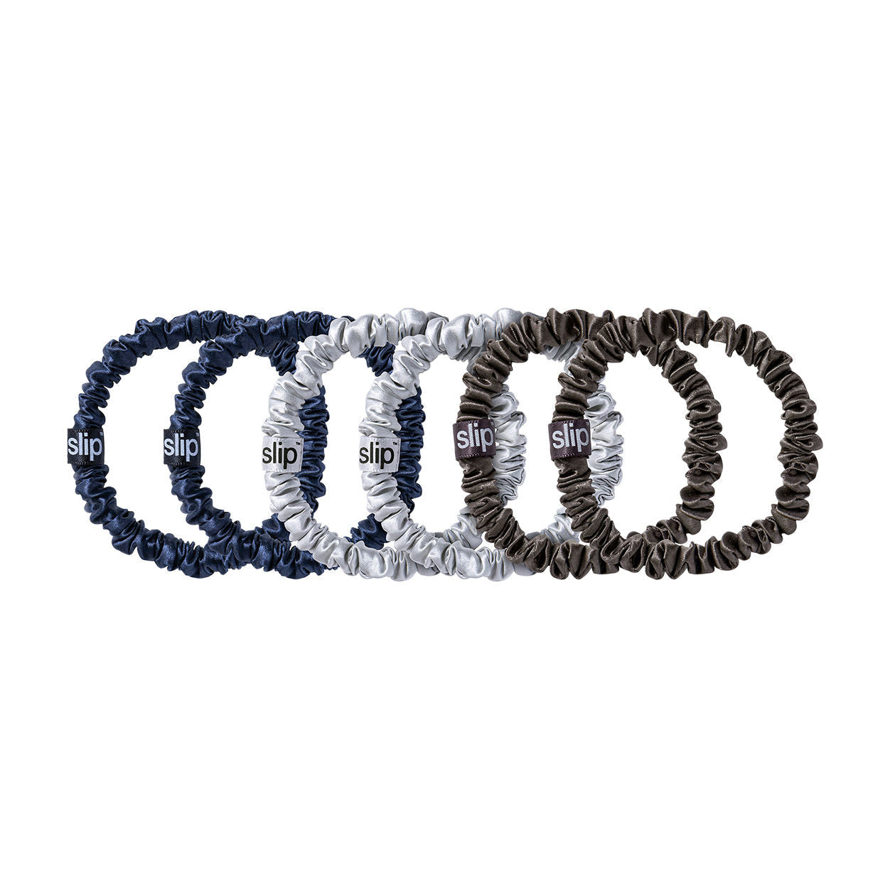 Pure Silk Skinny Scrunchies