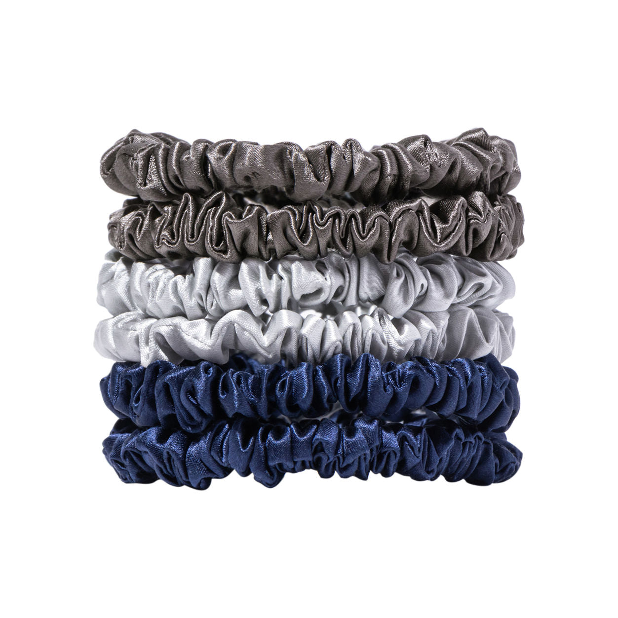 Pure Silk Skinny Scrunchies