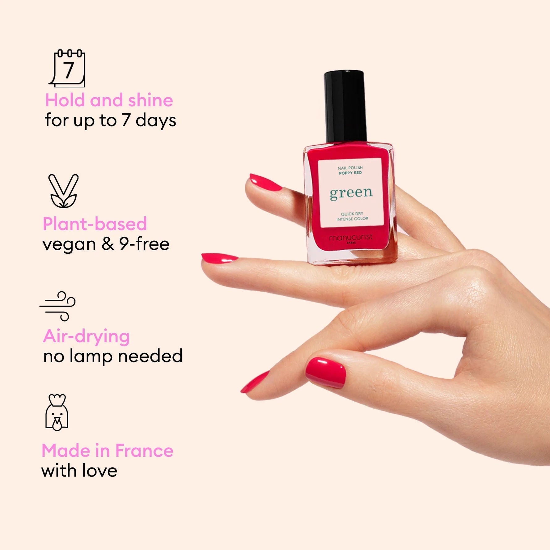 Green Natural Nail Polish