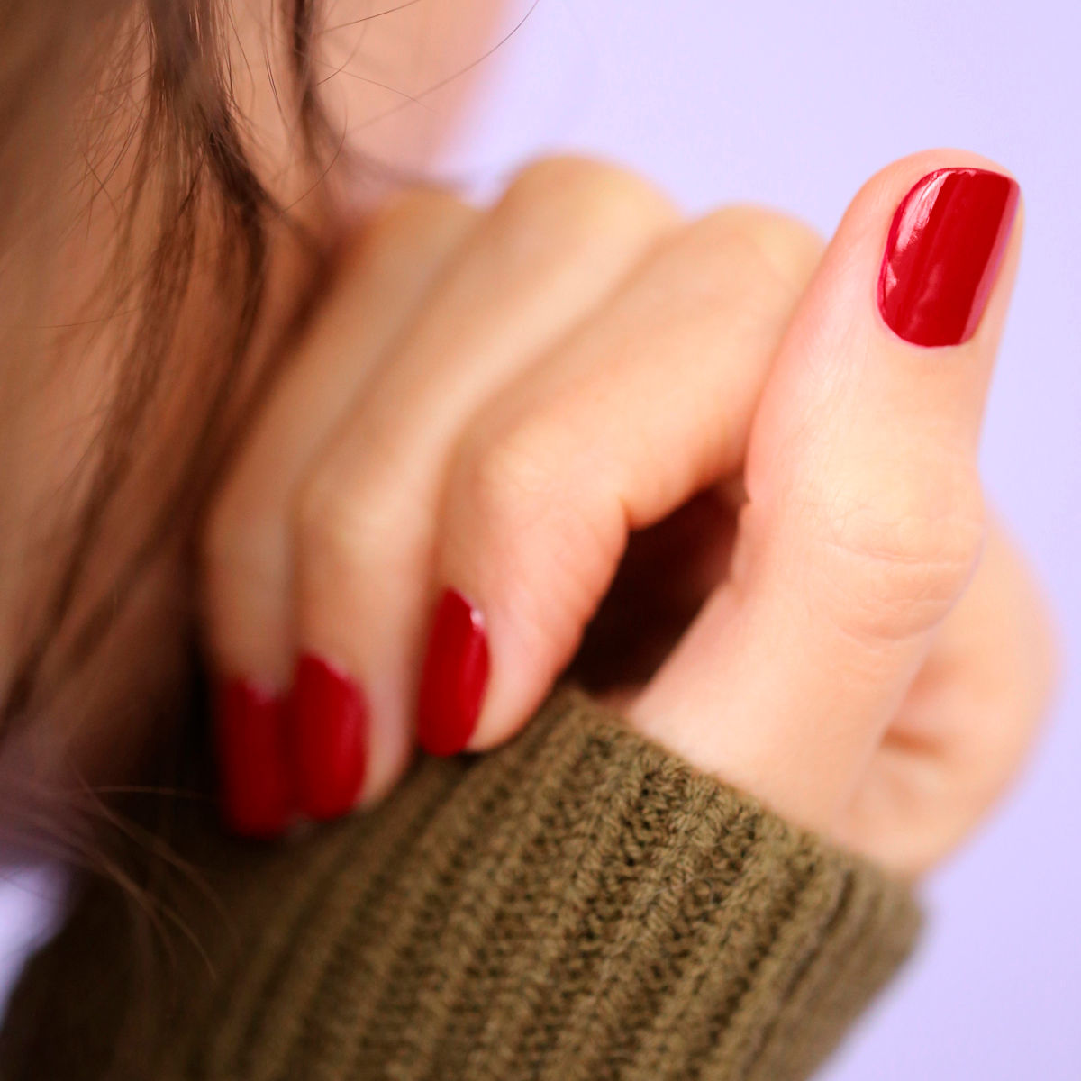Green Natural Nail Polish