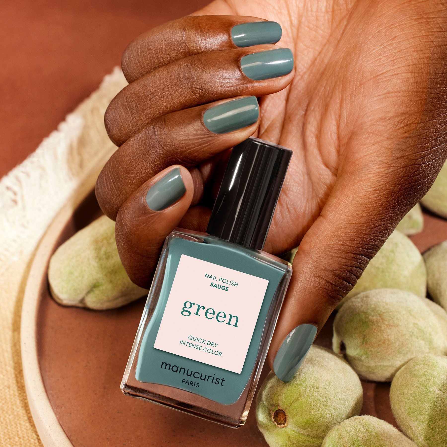 Green Natural Nail Polish