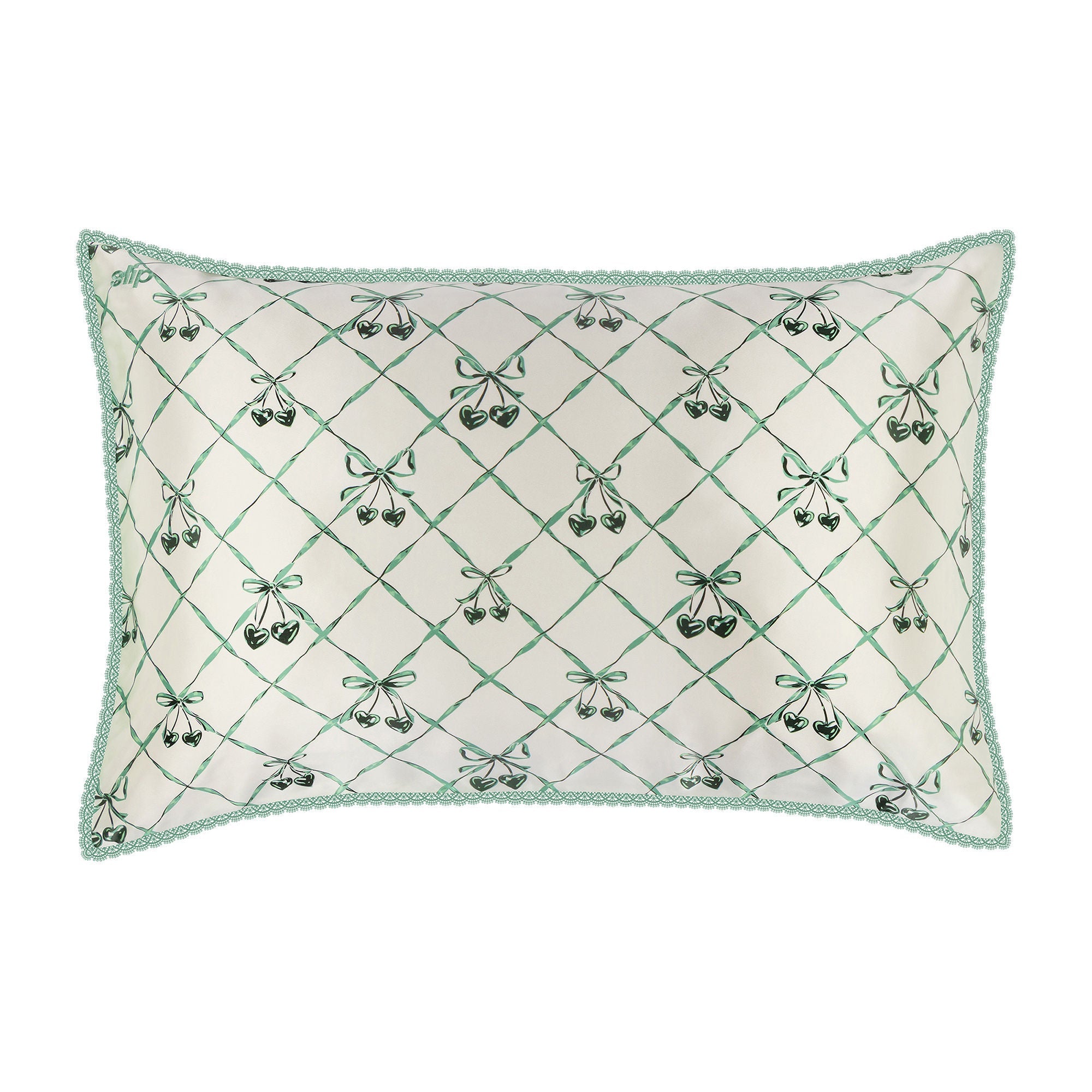 Pure Silk Queen Pillowcase with Lace Trim (Limited Edition)
